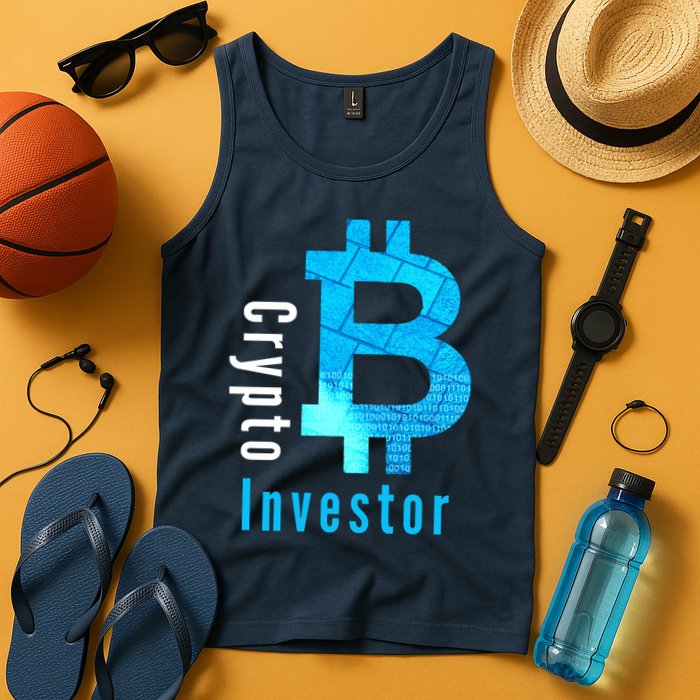 Crypto Investor, Satoshi, Bitcoin, Blockchain, Cryptocurrency, DeFi, BTC Tank Top