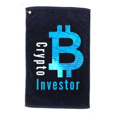 Crypto Investor, Satoshi, Bitcoin, Blockchain, Cryptocurrency, DeFi, BTC Golf Towel