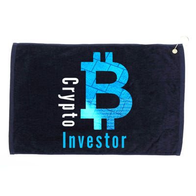 Crypto Investor, Satoshi, Bitcoin, Blockchain, Cryptocurrency, DeFi, BTC Grommeted Golf Towel
