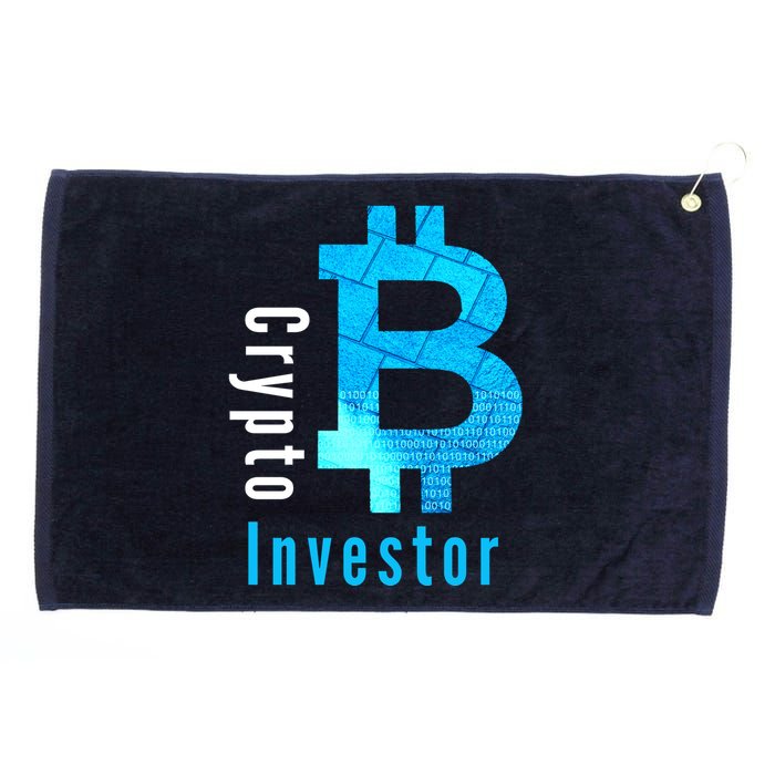 Crypto Investor, Satoshi, Bitcoin, Blockchain, Cryptocurrency, DeFi, BTC Grommeted Golf Towel