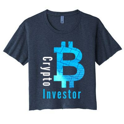 Crypto Investor, Satoshi, Bitcoin, Blockchain, Cryptocurrency, DeFi, BTC Crop Top