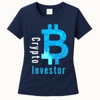 Crypto Investor, Satoshi, Bitcoin, Blockchain, Cryptocurrency, DeFi, BTC Womens T-Shirt