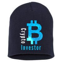 Crypto Investor, Satoshi, Bitcoin, Blockchain, Cryptocurrency, DeFi, BTC Short Acrylic Beanie