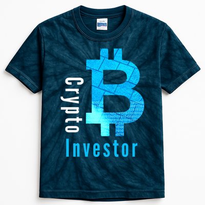 Crypto Investor, Satoshi, Bitcoin, Blockchain, Cryptocurrency, DeFi, BTC Kids Tie-Dye T-Shirt