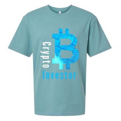 Crypto Investor, Satoshi, Bitcoin, Blockchain, Cryptocurrency, DeFi, BTC Sueded Cloud Jersey T-Shirt