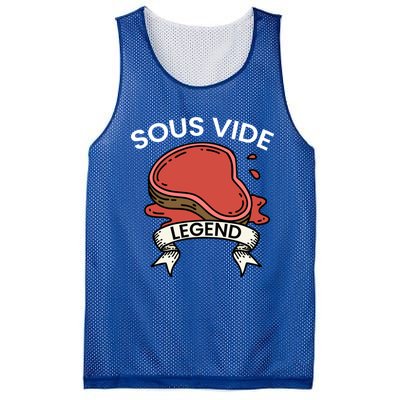 Cook I Sous Vide Legend I Cooking Kitchen Cook Hobby Chef Gift Mesh Reversible Basketball Jersey Tank