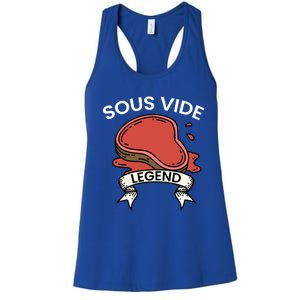 Cook I Sous Vide Legend I Cooking Kitchen Cook Hobby Chef Gift Women's Racerback Tank