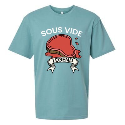 Cook I Sous Vide Legend I Cooking Kitchen Cook Hobby Chef Gift Sueded Cloud Jersey T-Shirt