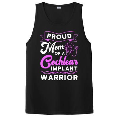 Cochlear Implant Support Proud Mom Hearing Loss Awareness PosiCharge Competitor Tank