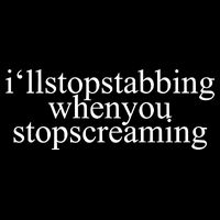 Chiodos ILl Stop Stabbing When You Stop Screaming 16 in Basic Backpack