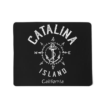 Catalina Island Sailing Compass Rose Beach Boat Great Gift Mousepad