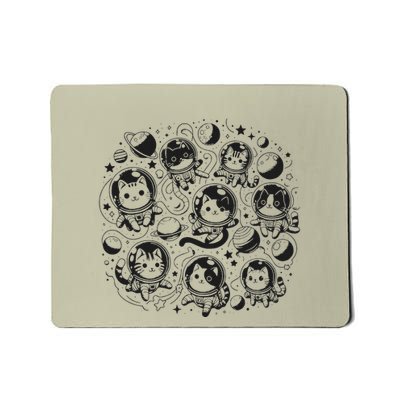 Cats In Space – Galactic Adventure Dynamic Cat Cosmic Mousepad