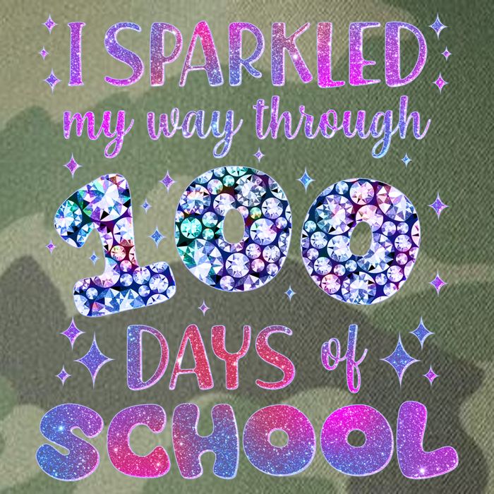 Cute I Sparkled My Way Through Days Of School Legacy Tie Dye Trucker Hat