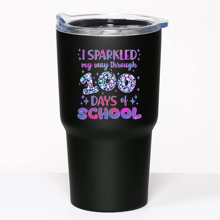 Cute I Sparkled My Way Through Days Of School Tumbler