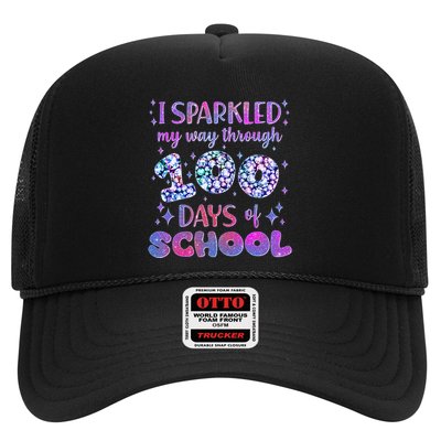 Cute I Sparkled My Way Through Days Of School Trucker Hat