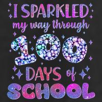 Cute I Sparkled My Way Through Days Of School Trucker Hat