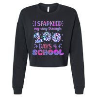 Cute I Sparkled My Way Through Days Of School Cropped Pullover Crew
