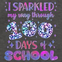 Cute I Sparkled My Way Through Days Of School Vector Backpack
