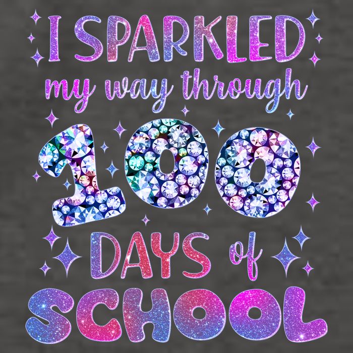 Cute I Sparkled My Way Through Days Of School Vector Backpack