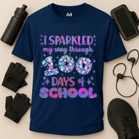 Cute I Sparkled My Way Through Days Of School Performance Shirt
