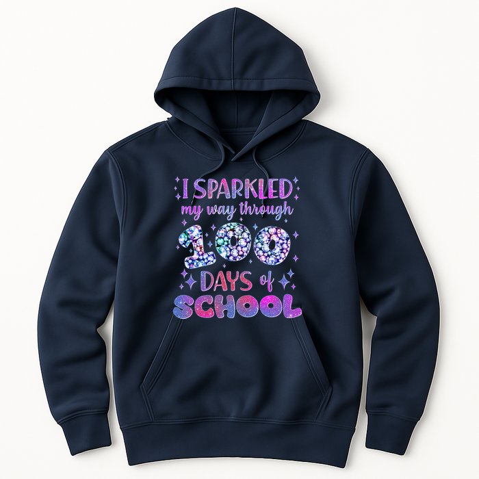 Cute I Sparkled My Way Through Days Of School Hoodie