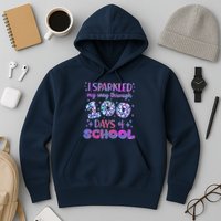 Cute I Sparkled My Way Through Days Of School Hoodie