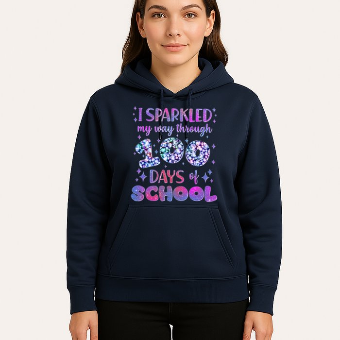 Cute I Sparkled My Way Through Days Of School Hoodie