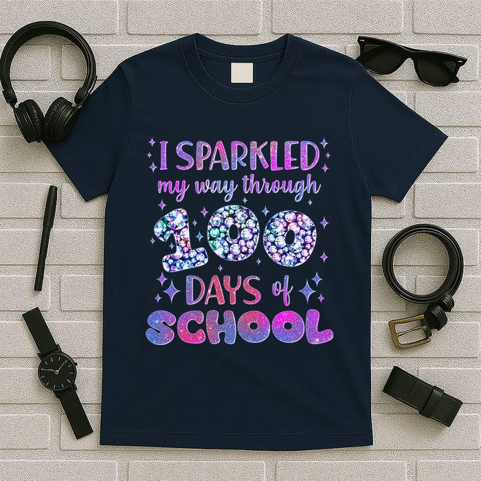 Cute I Sparkled My Way Through Days Of School T-Shirt