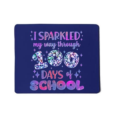 Cute I Sparkled My Way Through Days Of School Mousepad