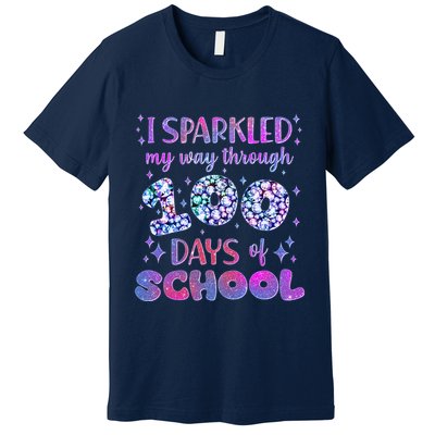 Cute I Sparkled My Way Through Days Of School Premium T-Shirt