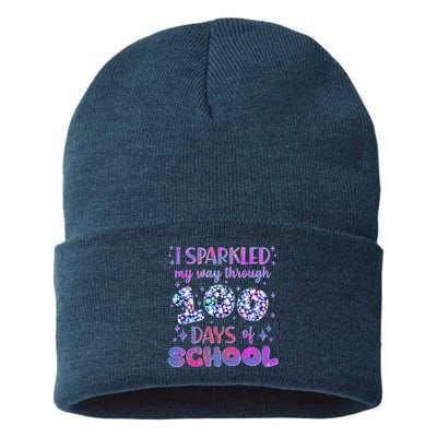 Cute I Sparkled My Way Through Days Of School Sustainable Knit Beanie