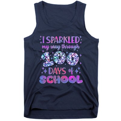 Cute I Sparkled My Way Through Days Of School Tank Top