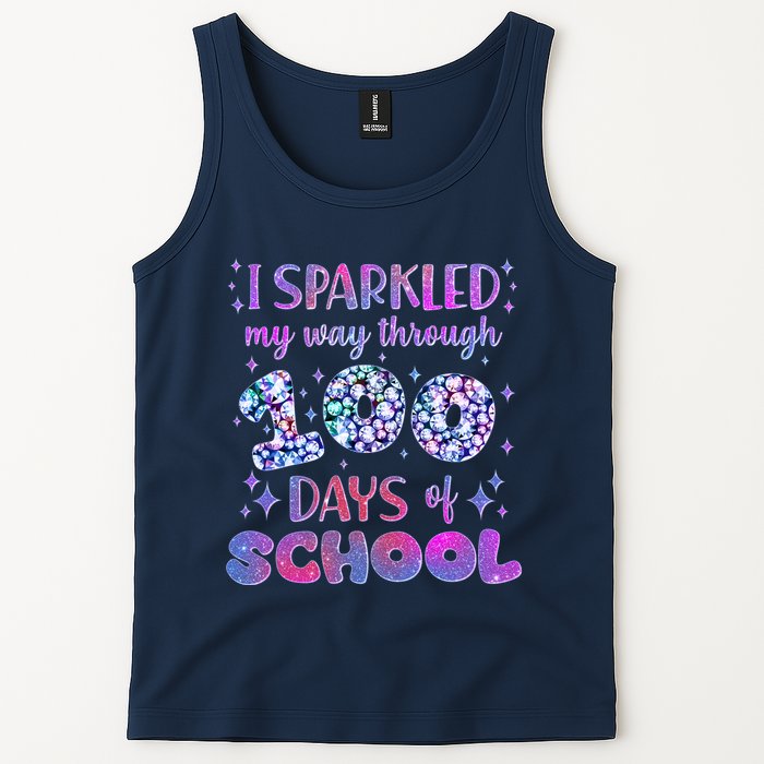 Cute I Sparkled My Way Through Days Of School Tank Top