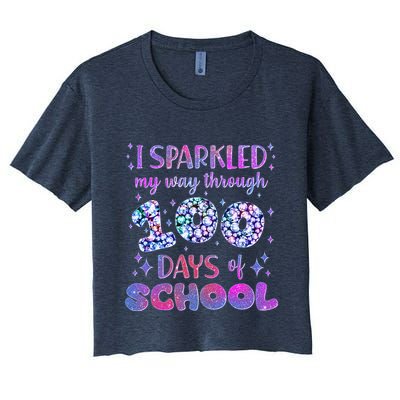 Cute I Sparkled My Way Through Days Of School Crop Top
