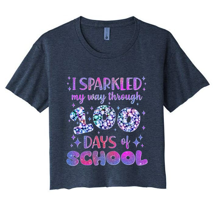 Cute I Sparkled My Way Through Days Of School Crop Top