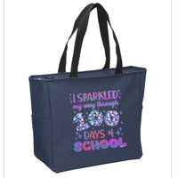 Cute I Sparkled My Way Through Days Of School Zip Tote Bag