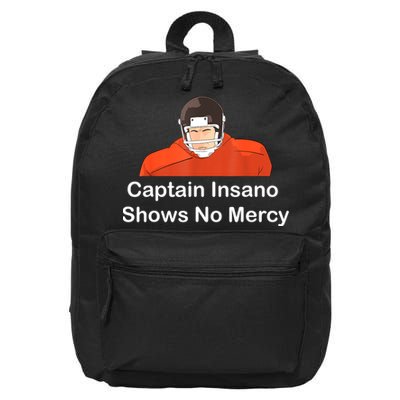 Captain Insano Shows No Mercy 16 in Basic Backpack