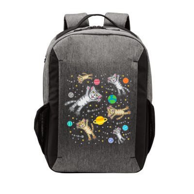 Cats In Space Galaxy Bad Art For Cat Lovers Vector Backpack