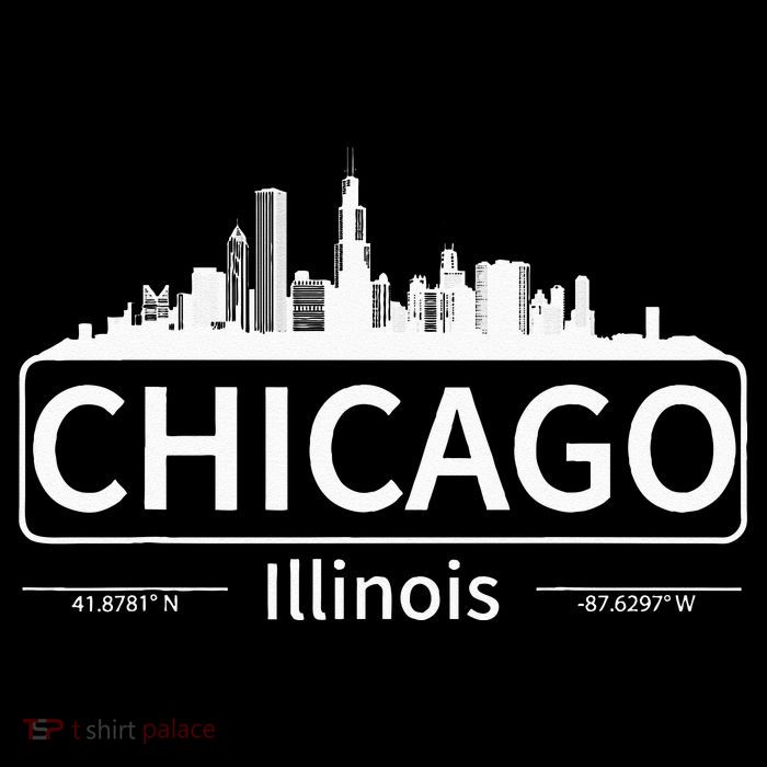 Chicago Illinois Skyline Travel To Chicago Love Flatbill Hat