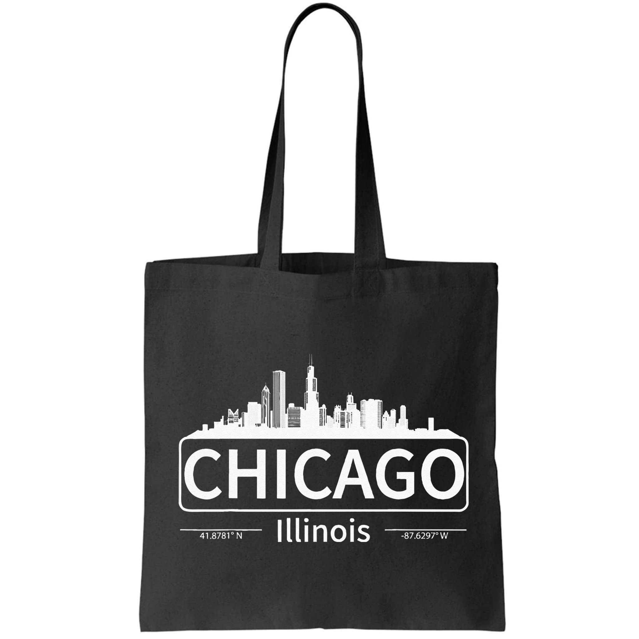 Chicago Illinois Skyline Travel To Chicago Love Bag