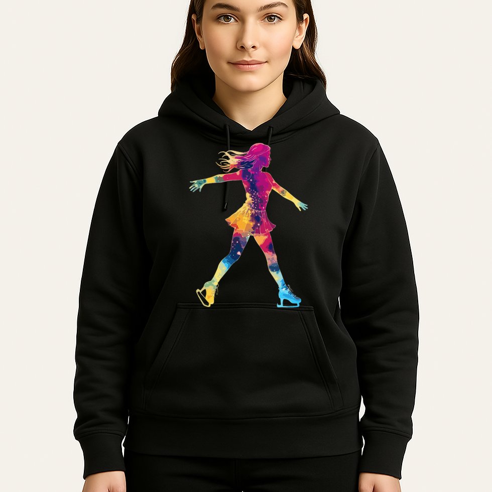 Cute Ice Skating Skater Figure Skating Hoodie
