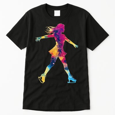 Cute Ice Skating Skater Figure Skating Tall T-Shirt