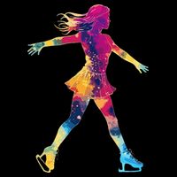 Cute Ice Skating Skater Figure Skating 16 in Basic Backpack