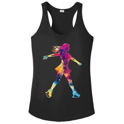 Cute Ice Skating Skater Figure Skating Ladies PosiCharge Competitor Racerback Tank