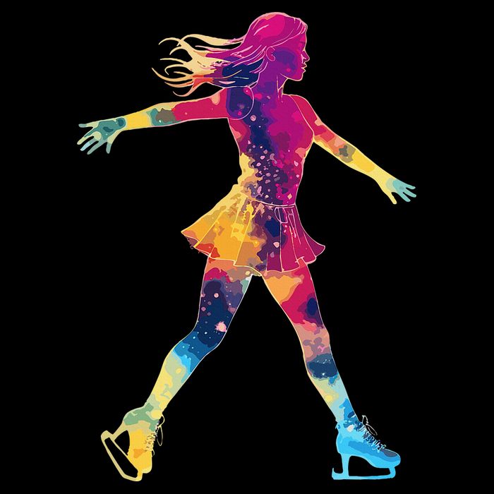 Cute Ice Skating Skater Figure Skating Magnet