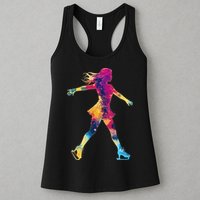 Cute Ice Skating Skater Figure Skating Womens Tank Top
