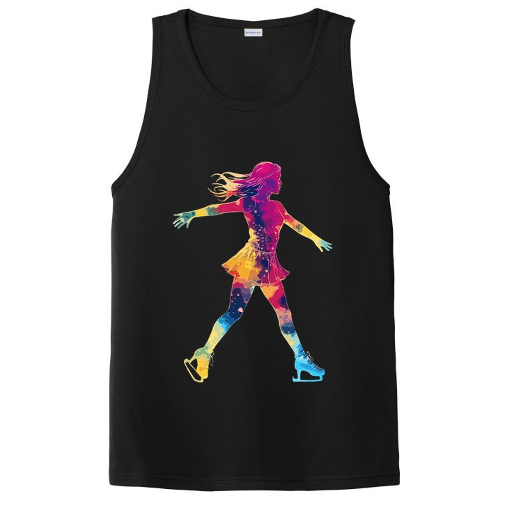 Cute Ice Skating Skater Figure Skating PosiCharge Competitor Tank