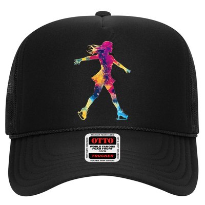 Cute Ice Skating Skater Figure Skating Trucker Hat