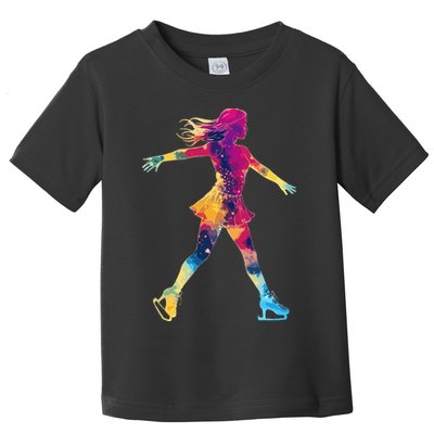 Cute Ice Skating Skater Figure Skating Toddler T-Shirt