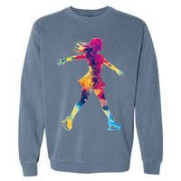 Cute Ice Skating Skater Figure Skating Garment-Dyed Sweatshirt